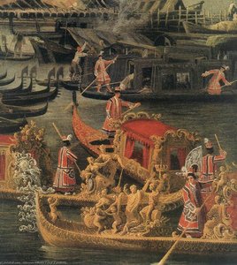 Arrival Of The French Ambassador In Venice (detail) — Canaletto