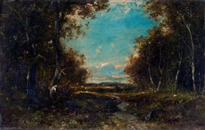 Landscape — Narcisso Díaz De La Peña, Romanticism