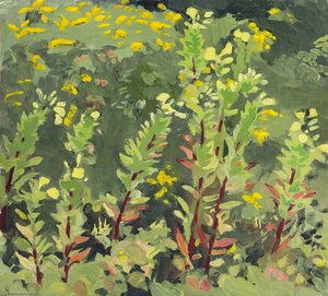 Primroses And Goldenrod — Fairfield Porter