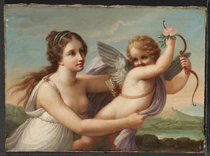 The Victory Of Eros — Angelica Kauffman (maria Anna Angelika)