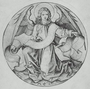 The Angel Of Saint Matthew — Martin Schongauer