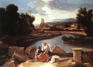 St Matthew And The Angel — Nicolas Poussin, Baroque Baroque