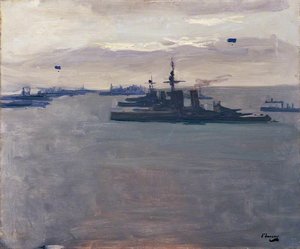 The Firth Of Forth Wind — Sir John Lavery, Impressionism