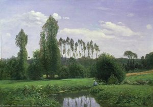 View Near Rouelles — Claude Monet