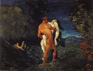 The Abduction,1867, Fitzwilliam Museum Cambridge — Paul Cézanne