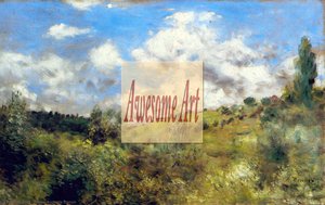 The Gust Of Wind — Pierre-auguste Renoir