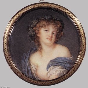 A Bacchante — Jean Baptiste Jacques Augustin, Neoclassicism