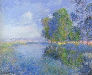 By The River In Autumn — Gustave Loiseau