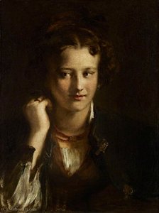 The Artist's Niece, Sophia Wilkie, Later Mrs James Winfield — Sir David Wilkie
