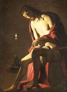 Christus Op De Koude Steen — Gerard Van Honthorst