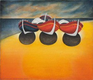 Boats — Louay Kayyali, Folk Art