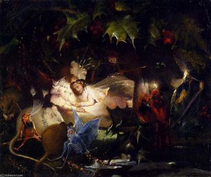 Jon Anster The Fairy Bower — John Anster Fitzgerald, Romanticism