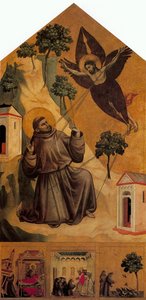 St. Francis Receiving The Stigmata — Giotto Di Bondone