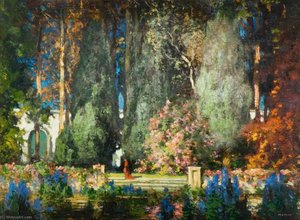 The Cardinal's Garden — Thomas Edwin Mostyn