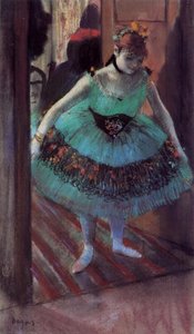 Dancer Leaving Her Dressing Room — Edgar Degas