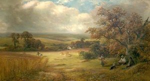 Harvest Time In Barrow-on-trent, Derbyshire — George Turner