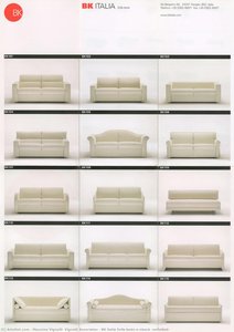 Bk Italia Sofa-beds\n\nback [unfolded] — Massimo Vignelli, Vignelli Associates
