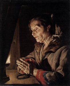 Old Woman Praying