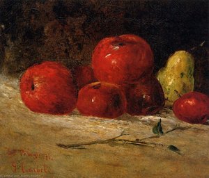 Still Life: Apples And Pears — Gustave Courbet, Realism