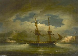 Cutting Out The 'curieux' At Martinique — Francis Sartorius Ii (john Francis Sartorius)