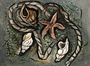 Rope, Seashells And Starfish — Marsden Hartley