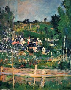 View Of Auvers — Paul Cézanne