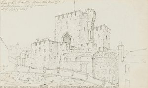 View Of The Castle From The Bridge Of Castletown, Isle Of Man — Robert Ponsonby Staples