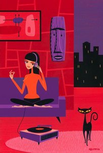 The God Listener — Josh Agle (shag)