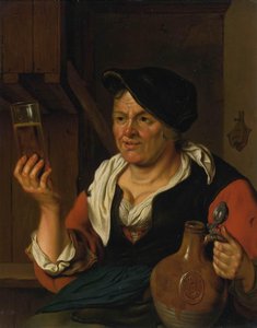 Peasant Woman In An Interior — Carel De Moor