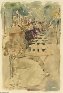 Outdoor Cafe — Maurice Brazil Prendergast