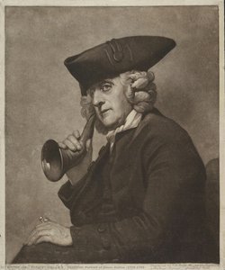 Mezzotint. Portrait of James Hutton (1715-1795)