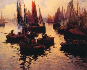 After The Days Catch — Fernand Marie Eugène Legout Gérard