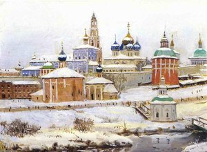 Troitse-sergiyev Monastery — Konstantin Yuon