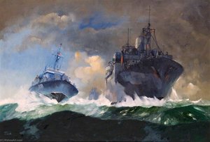 The Navy's Little Ships On The High Seas — Leslie Carr