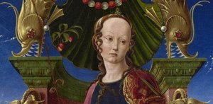 A Muse (detail) — Cosmè Tura, Renaissance