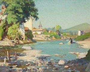 St Jean Pied De Port, Basse Pyrenees — Samuel John Lamorna Birch