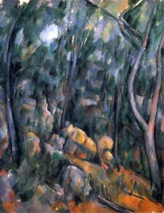 Forest Near The Rocky Caves Above The Chateau Noir — Paul Cézanne