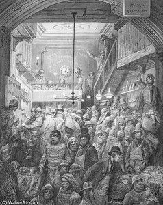 Billingsgate - Early Morning — Paul Gustave Doré