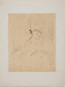 Yvette Guilbert, Old Song — Henri De Toulouse-lautrec