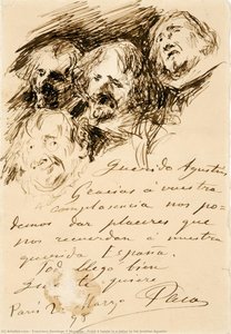 Point 4 Heads In A Letter To His Brother Agustin — Francisco Domingo Y Marqués