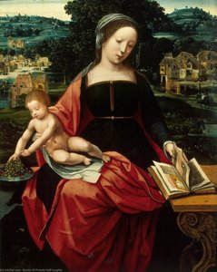 Madonna And Child — Master Of Female Half Lengths