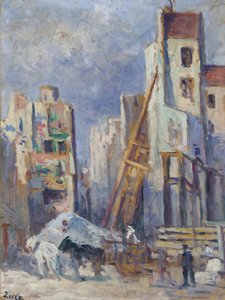 Demolition Site, Réaumur Street — Maximilien Luce