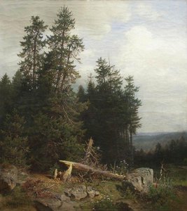 At The Edge Of The Forest — Ivan Ivanovich Shishkin, Realism