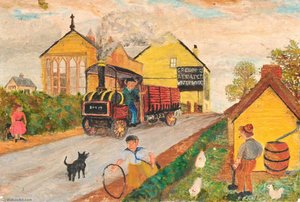 Nineteenth Century Traffic Hazards On Lane End, Buckley, C.1890–1900 — James Bentley