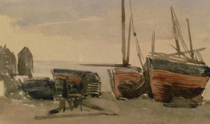 Hastings: Fishing Boats — James Abbott Mcneill Whistler, Impressionistic Tonalism