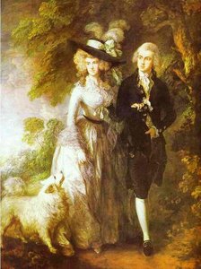 William Hallett And His Wife Elizabeth, Nee Stephen — Thomas Gainsborough, Rococo