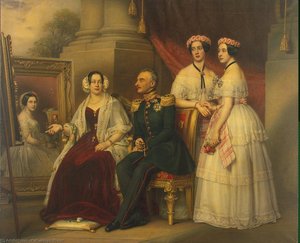 Portrait of the Family of Joseph, Duke of Saxe-Altenburg