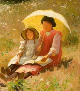 Holiday — Harold Harvey, Impressionism