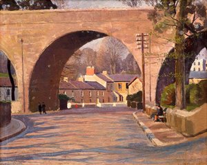 Viaduct And The Green, Tenby — Sam Morse Brown