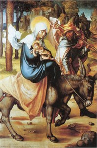 The Flight To Egypt Softwood — Albrecht Dürer